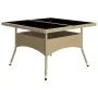 Gartenmöbel 9-teilig aus synthetischem Rattan und beigem Glas von vidaXL, Gartensets - Ref: Foro24-3058340, Preis: 671,05 €, ...