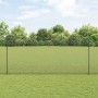 Reja con postes Gris 1.4 x 25 m Acero