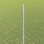 Reja con postes Gris 1.4 x 25 m Acero