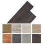 Lamas de suelo no autoadhesivas PVC roble gris oscuro 5,26 m²
