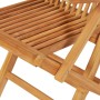 Juego de comedor para jardín 5 piezas madera maciza teca de vidaXL, Conjuntos de jardín - Ref: Foro24-3059582, Precio: 443,77...