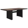 idaXL Juego de comedor de jardín 7 piezas ratán sintético negro de vidaXL, Conjuntos de jardín - Ref: Foro24-3057804, Precio:...