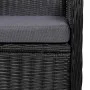 idaXL Juego de comedor de jardín 7 piezas ratán sintético negro de vidaXL, Conjuntos de jardín - Ref: Foro24-3057804, Precio:...