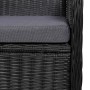 idaXL Juego de comedor de jardín 7 piezas ratán sintético negro de vidaXL, Conjuntos de jardín - Ref: Foro24-3057804, Precio:...