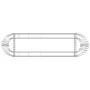 Gabion planter made of galvanized iron, 190x50x50 cm by vidaXL, Pots and planters - Ref: Foro24-152025, Price: 73,85 €, Disco...