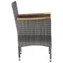Gartenmöbel 5 Stück graues synthetisches Rattan und Akazie von vidaXL, Gartensets - Ref: Foro24-3058325, Preis: 407,20 €, Rab...
