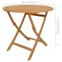 Juego de comedor para jardín 5 piezas madera maciza teca de vidaXL, Conjuntos de jardín - Ref: Foro24-3059580, Precio: 455,13...