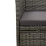 3-teilige Gartenmöbel aus synthetischem Rattan, Grau und Akazie von vidaXL, Gartensets - Ref: Foro24-3058313, Preis: 238,96 €...