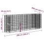 Gabionenbett aus verzinktem Eisen, 260 x 50 x 100 cm von vidaXL, Töpfe und Pflanzgefäße - Ref: Foro24-152034, Preis: 98,77 €,...