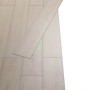 Lamas para suelo autoadhesivas PVC roble blanco 5,02 m² 2 mm