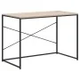 Escritorio de ordenador aglomerado negro y roble 110x60x70 cm de vidaXL, Escritorios - Ref: Foro24-30211, Precio: 83,42 €, De...