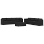 9-piece garden furniture set and black synthetic rattan cushions by vidaXL, Garden sets - Ref: Foro24-3059503, Price: 808,11 ...