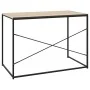 Escritorio de ordenador aglomerado negro y roble 110x60x70 cm de vidaXL, Escritorios - Ref: Foro24-30211, Precio: 83,42 €, De...