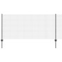 Reja con postes Gris 1 x 50 m Acero