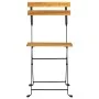 Klappbare Garten-Essgruppe 5-teilig aus massivem Akazienholz von vidaXL, Gartensets - Ref: Foro24-3058155, Preis: 305,44 €, R...