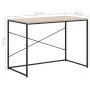 Escritorio de ordenador aglomerado negro y roble 110x60x70 cm de vidaXL, Escritorios - Ref: Foro24-30211, Precio: 83,42 €, De...