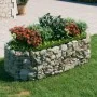Arriate de gaviones de hierro galvanizado 200x100x50 cm de vidaXL, Maceteros y jardineras - Ref: Foro24-152040, Precio: 57,40...