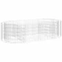Arriate de gaviones de hierro galvanizado 200x100x50 cm de vidaXL, Maceteros y jardineras - Ref: Foro24-152040, Precio: 57,40...