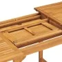 7-piece solid teak wood garden dining set by vidaXL, Garden sets - Ref: Foro24-3059594, Price: 532,00 €, Discount: %