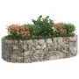 Arriate de gaviones de hierro galvanizado 200x100x50 cm de vidaXL, Maceteros y jardineras - Ref: Foro24-152040, Precio: 57,40...