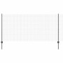 Reja con postes Gris 1.2 x 50 m Acero