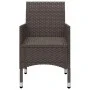 Gartenmöbel 9-teilig aus synthetischem Rattan und braunem Glas von vidaXL, Gartensets - Ref: Foro24-3058341, Preis: 681,53 €,...