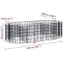 Gabionenbett aus verzinktem Eisen, 200 x 100 x 50 cm von vidaXL, Töpfe und Pflanzgefäße - Ref: Foro24-152040, Preis: 72,18 €,...