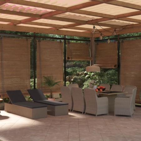 Garten-Essgruppe 11-teilig aus braunem synthetischem Rattan von vidaXL, Gartensets - Ref: Foro24-3059468, Preis: 2,00 €, Raba...