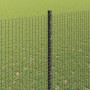 Reja con postes Gris 1.5 x 50 m Acero