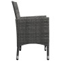 Gartenmöbel 3-teilig, synthetisches Rattan, graues Hartglas von vidaXL, Gartensets - Ref: Foro24-3058359, Preis: 167,96 €, Ra...