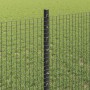 Reja con postes Gris 0.8 x 100 m Acero