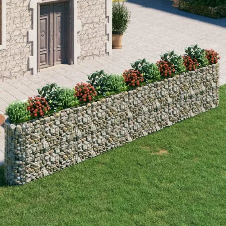 Gabionenbeet aus verzinktem Eisen 540x50x100 cm von vidaXL, Töpfe und Pflanzgefäße - Ref: Foro24-152038, Preis: 193,45 €, Rab...