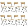 Folding garden dining table 9 pieces made of solid acacia wood by vidaXL, Garden sets - Ref: Foro24-3058158, Price: 456,69 €,...