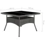 Garten-Essset 9-teilig aus PE-Rattan und grauem Akazienholz von vidaXL, Gartensets - Ref: Foro24-3058345, Preis: 652,54 €, Ra...
