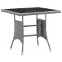 Garten-Essgruppe 3-teilig anthrazitgrau und graues synthetisches Rattan von vidaXL, Gartensets - Ref: Foro24-3059441, Preis: ...
