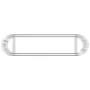 Arriate de gaviones de hierro galvanizado 400x100x100 cm de vidaXL, Maceteros y jardineras - Ref: Foro24-152047, Precio: 203,...