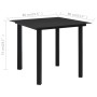 Juego de comedor de jardín 5 piezas ratán PVC negro de vidaXL, Conjuntos de jardín - Ref: Foro24-3058282, Precio: 401,96 €, D...