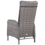 Garden table and chairs set, 3 pieces, synthetic rattan and gray glass by vidaXL, Garden sets - Ref: Foro24-3058538, Price: 3...