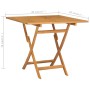 Juego de comedor para jardín 5 piezas madera maciza teca de vidaXL, Conjuntos de jardín - Ref: Foro24-3059584, Precio: 446,93...