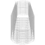 Galvanized iron gabion bed 500x100x100 cm by vidaXL, Pots and planters - Ref: Foro24-152048, Price: 176,82 €, Discount: %