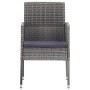 3-piece garden dining set anthracite gray synthetic rattan by vidaXL, Garden sets - Ref: Foro24-3059412, Price: 187,45 €, Dis...
