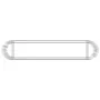 Galvanized iron gabion bed 500x100x100 cm by vidaXL, Pots and planters - Ref: Foro24-152048, Price: 176,82 €, Discount: %