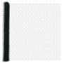 Reja con postes Verde 1.5 x 10 m Acero