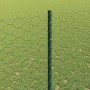 Reja con postes Verde 1.5 x 10 m Acero