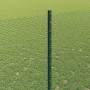Reja con postes Verde 1.6 x 10 m Acero