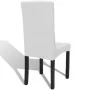 Gerader elastischer Stuhlbezug 6 Einheiten weiß von vidaXL, Abdeckungen - Ref: Foro24-130377, Preis: 25,66 €, Rabatt: %