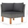 7-piece garden furniture set with gray synthetic rattan cushions by vidaXL, Garden sets - Ref: Foro24-3059717, Price: 480,79 ...