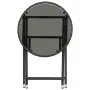 Garden bistro set 3 pcs synthetic rattan black tempered glass by vidaXL, Garden sets - Ref: Foro24-3058384, Price: 178,45 €, ...