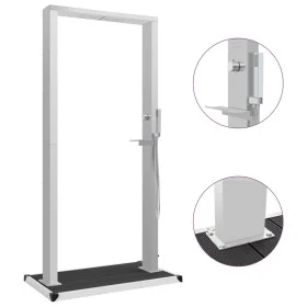 Garden shower with stainless steel and WPC tray by vidaXL, Pool and spa accessories - Ref: Foro24-3051294, Price: 409,14 €, D...