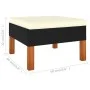 5-teiliges Gartenmöbel-Set und schwarze synthetische Rattankissen von vidaXL, Gartensets - Ref: Foro24-3059733, Preis: 319,96...